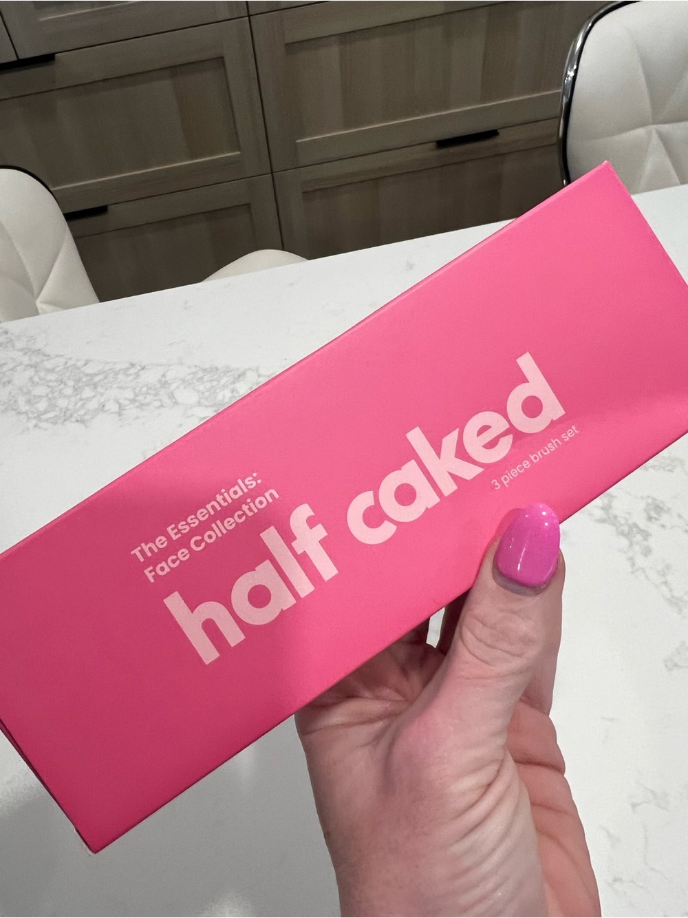 half caked Pink Face Brush Set - The Essentials Collection